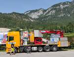 =Scania als Transporter von Br�ckenuntersichtger�t der Firma WEMO aus Eichenzell.