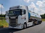 =Scania-Tankzug aus Italien rastet im Juni 2021 an der A 3 