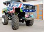 Chevrolet wartet auf seinen Auftritt zur Monster-Truck-MotorShow in Ried i.I.; 130323