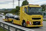 Ein Volvo Aero Autotransporter der TCS Patrouille am 10.9.26 bei Grauholz.