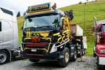 Ein Volvo FMX von HESS am 29.8.26 beim Diemtigtaler Truck Treff.