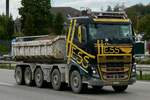 Ein Volvo Absetzkipper von HESS am 10.9.26 bei Grauholz.