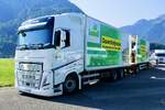 Ein Volvo FH H�ngerzug von Fiege am 27.6.26 beim Trucker Festival Interlaken.