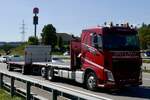 Ein Volvo H�ngerzug von Chris Transports am 11.9.26 bei Grauholz.