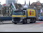 Volvo Müllwagen unterwegs in der Stadt Olten am 17.04.2023