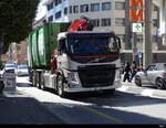 Volvo Müllwagen unterwegs in Morges/VD am 01.09.2023