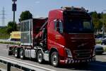 Ein Volvo mit Pritschebaufbau von M�ller Dietikon am 11.9.26 bei Grauholz.