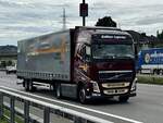 Ein Volvo FH Sattelzug von Galliker am 4.9.25 bei Grauholz.