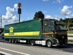 Ein Volvo FH Sattelzug von Emil Egger am 5.9.25 beim Grauholz.