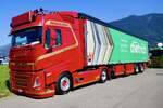 Ein Volvo Sattelzug von Kernen am 27.6.26 beim Trucker Festival Interlaken.