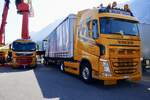 Ein Volvo Sattelzug von Meiko-Kran am 27.6.26 beim Trucker Festival Interlaken.