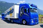 Der neue Volvo Aero Sattelzug von Sascha Berthold am 27.6.26 beim Trucker Festival in Interlaken.