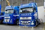 Eine Volvo und Aero Zugmaschine von Baltensperger am 2.5.26 beim Truck Event Huttwil.

