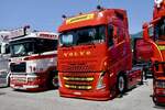 Eine Volvo Zugmaschine von Gschwend am 20.6.26 bei der L�ndle Truckshow.