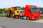 Volvo FH540 mit Volo Dumper am 10.05.26 auf der Autobahnrast�tte Weisskirchen 