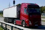 Ein Volvo Aero Sattelzug aus Rum�nien am 11.9.26 bei Grauholz.