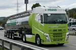 Ein Volvo Tanksattelzug von TransLait am 10.9.26 bei Grauholz.