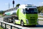 Ein Volvo Tanksattelzug von TransLait am 11.9.26 bei Grauholz.