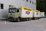 Mercedes Benz eActros 600 am 05.07.26 in Schiers in der Schweiz