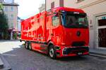 Mercedes Benz eActros 600 am 09.07.26 in Brig in der Schweiz