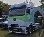 Mercedes Benz eActros 600 Sattelzugmaschine, war bei der Landwirschafts Ausstellung in Ettelbr�ck zu sehen. 05.07.2025