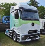 Mercedes Benz eActros 600 Sattelzugmaschine, war bei der Landwirschafts Ausstellung in Ettelbr�ck zu sehen. 05.07.2025