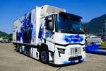 Ein Renault E-Tech von Sapore fresco am 27.6.26 beim Trucker Festival Interlaken.