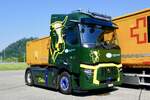 Ein Renault E-Tech von Milchlogistik Ostschweiz am 27.6.26 beim Trucker Festival Interlaken.
