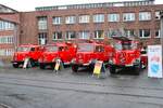 Henschel HS 11 HAL L�schfahrzeuge und Drehleiter am 18.04.26 beim Blaulichttag im Henschel Museum Kassel 