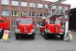 Henschel HS 11 HAL L�schfahrzeuge und Drehleiter am 18.04.26 beim Blaulichttag im Henschel Museum Kassel 