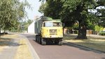 IFA W50/LAZ mit HW80 beim Transport von Erntegut in Kade S/A.Foto 09.2016