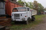 Dieser Kipper LKW IFA W 50 L stand am 3.10.2026 im Freigel�nde des Eisenbahn Museum Weimar.