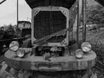 Frontalansicht einer restaurierungsbed�rftige Kaelble-Zugmaschine KV 632 ZB/13 von 1969.
