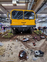  Dieser gelbe MAN 5t gl war während der Intermodellbau in Dortmund ausgestellt. (April 2023)