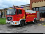 Feuerwehr Rheinfelden (Baden) MAN 17-232 zu Besuch im Areal der Feldschlösschen Brauerei ausgestellt und Zugänglich für alle am Oldtimertreffen in Rheinfelden am 27.09.2025