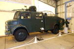 =MB 1113 als WaWe 4 des Bundesgrenzschutz steht in der Wanderausstellung im Grenzmuseum Point Alpha anl.