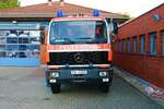 Feuerwehr Bad Vilbel Mercedes Benz WLF mit AB-Sonderlöschmittel am 03.10.22 beim Tag der offenen Tür