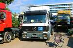 Historischer Mercedes Benz LKW am 16.07.22 beim ADAC Truck Grand Prix auf dem Nürburgring