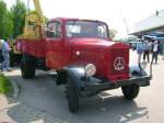 Alter Mercedes Hauber aus dem Bestand des Nutzfahrzeugmuseums beim Oldtimertreffen in Hartmannsdorf