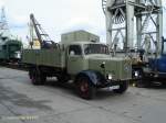 Mercedes-Benz L 5000 am 19.9.2010, Hafentreffen 2010 in Hamburg im Hafenmuseum Schuppen 50  Baujahre 1949 – Mitte 1952 / 112 PS, 120 PS ab 1950