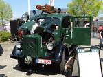 Feuerlöschpolizei Nidda Mercedes Benz Fahrzeug von 1942 am 30.04.17 beim Bahnhofsfest in Stockheim
