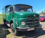 =MB 710 Doppelkabiner mit Sonderaufbau, ausgestellt bei der Oldtimerschau in Wasenberg, 05-2025