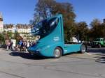 Oldtimer LKW Mercedes ? unterwegs in Bremgarten AG am 18.10.2014