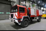 Saurer 6DM Feuerwehrwagen aus Sierre ausgestellt in den Hallen der Palexpo in Genf am 29.03.2026