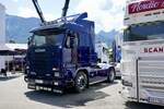 Eine Scania Zugmaschine am 20.6.26 bei der L�ndle Truckshow.