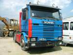 Scania 143M wartet auf Export; 280510