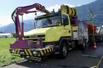 Ein Scania für Tunnelreinigungen von Franz Pfister am 26.6.22 beim Trucker Festival Interlaken.