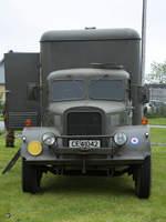 Ein Austin K6 Gantry des Kriegshistorischen Museums Rogaland auf dem Flughafen Stavanger.