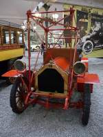 Feuerwehrwagen, Lorraine-Dietrich    Baujahr 1910, 4 Zylinder, 4075 ccm, 60 km/h, 16 PS     Cité de l'Automobile, Mulhouse, 3.10.12