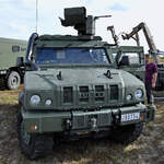 Das leichte taktische Mehrzweckfahrzeug Iveco LMV (Light Multirole Vehicle) Lynx SPS (Self-Protection System) wird bei der Belgischen Armee eingesetzt.